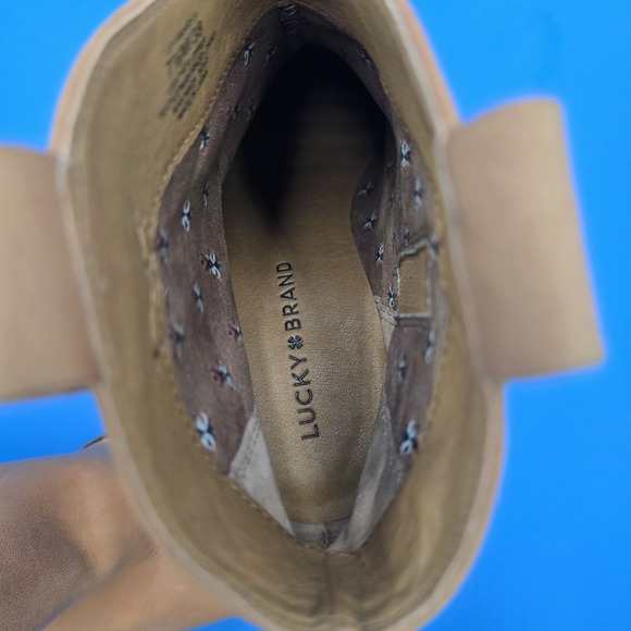 Lucky‎ Brand Amarys Bootie Western Boots Women's Size 7.5 M, Tan Brown - Picture 9 of 12